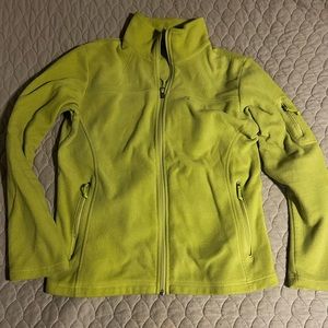 green columbia zip up size large